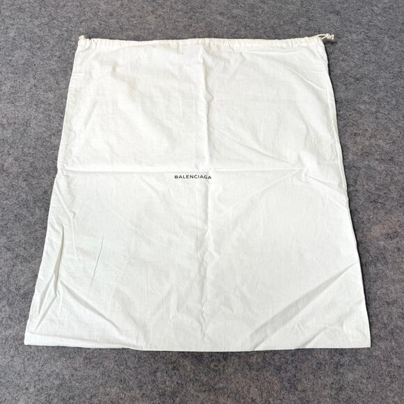 Authentic Balenciaga Logo Dust Bag White 22.5"x26.5" - Picture 1 of 6